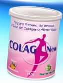Colageno pó Terra verde sabores tangerina, Laranja,Maracujá
