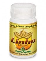 ÓLEO DE LINHAÇA DOURADA - 60 capsulas Pote com 60 Cápsulas